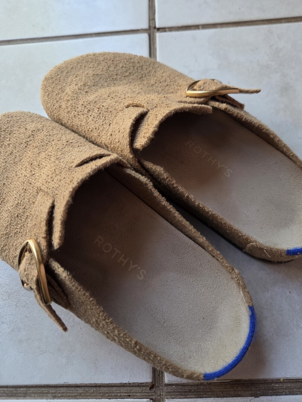 Rothy's The Buckle Clog Wren Boucle Size 9 - Picture 12 of 14